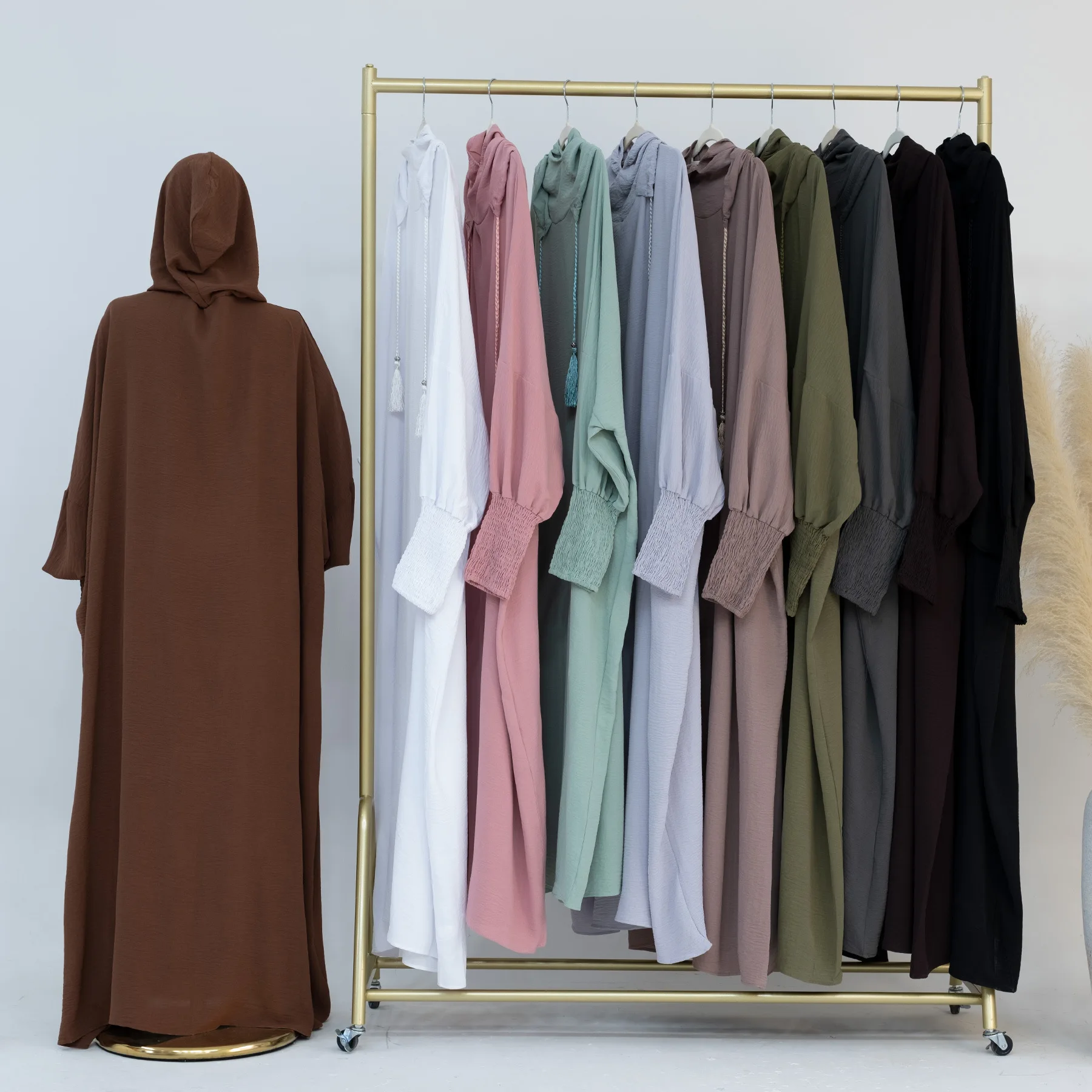 

Modest Khimar Abaya Women Muslim Prayer Garment Dress Dubai Kaftan Turkey Arabic Robe Islam Eid Hooded Djellaba Kebaya Jalabiya