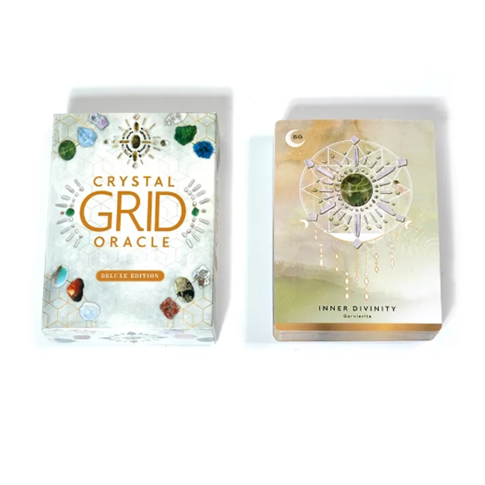 

Карты Таро для гадания, уникальные инструменты для гадания, хрустальная сетка, оракул, английская версия, настольная игра, судьба