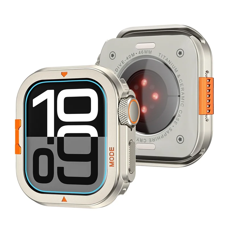 

Практичный и прочный титановый металлический корпус, бампер с задней крышкой для часов серии 10–46 мм, защитный чехол