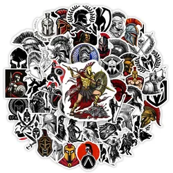 Ancient Greece Spartan Warriors Stickers Tattoo DIY Gift Decal for Laptop Phone Scrapbook Luggage Decorative Bottles Waterproof