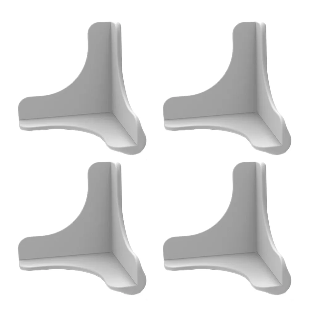 

4 шт. Защитные уголки от ударов, мягкие силиконовые накладки для шкафов, стен, бытовой техники, безопасности детей, домашней мебели