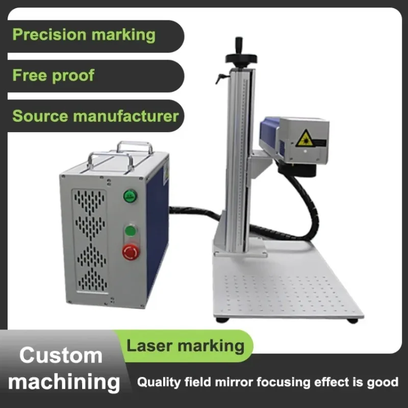 piccolo marcatore laser a fibra divisa BJJCZ sistema laser macchina per marcatura laser portatile per targhetta