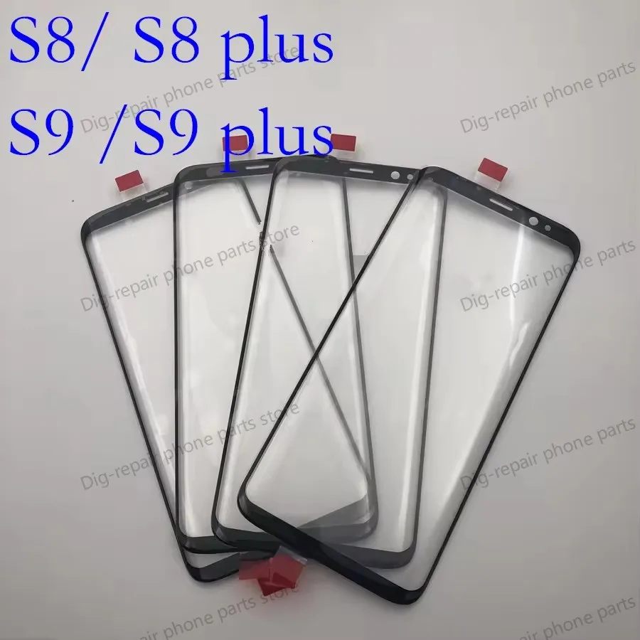 Lente de cristal de repuesto para Samsung Galaxy S8 S9 S10 S20 S21 S22 Note 9 10 + Plus Ultra pantalla LCD frontal pantalla de Panel táctil exterior
