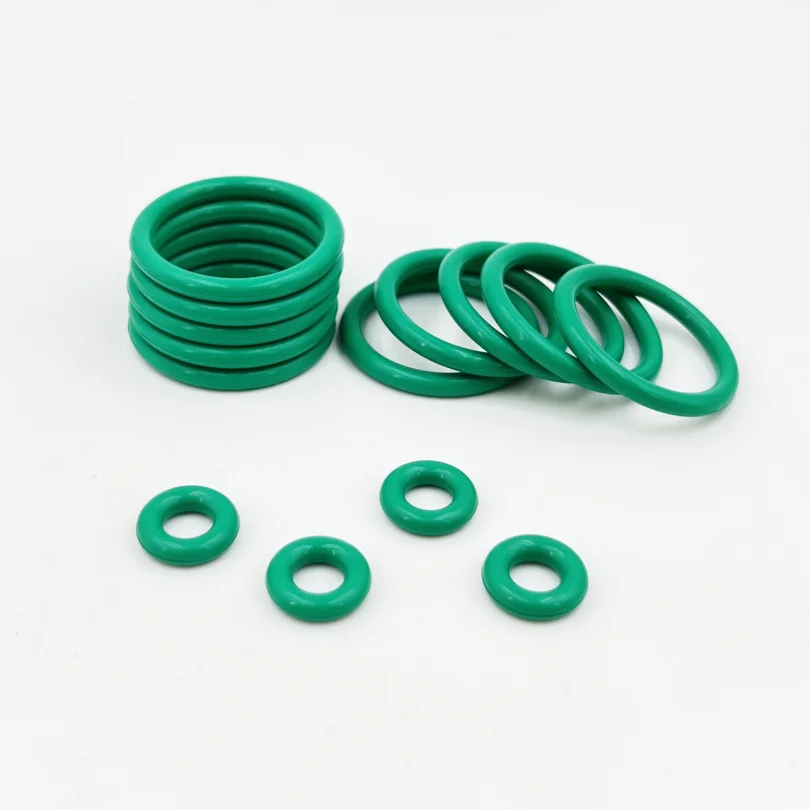 FKM Fluorine Oxygen O-ring Sealing Ring O Ring Green CS 1mm~3.1mm Oil-resistant High-temperature Corrosion Fluororubber Seal Kit