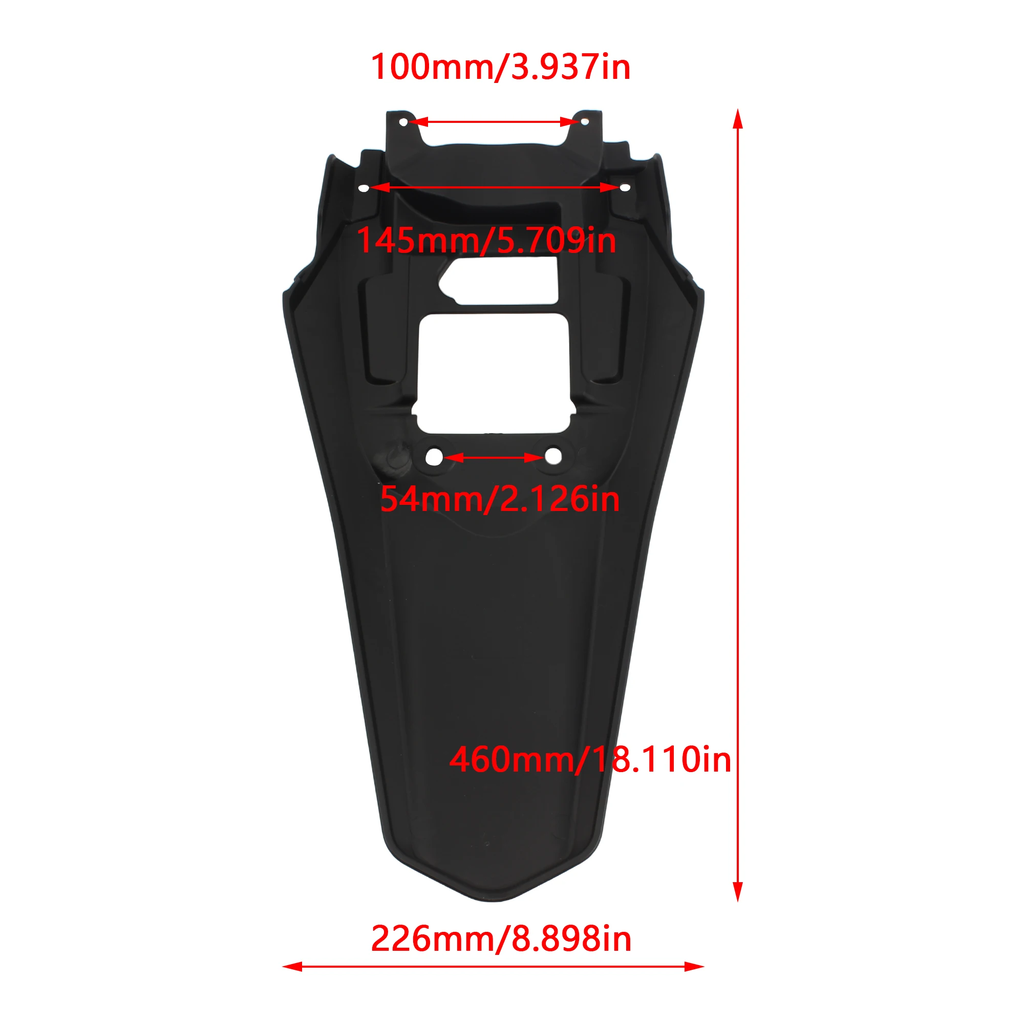 Motorcycle Accessories Motocross Surron UltraBee PP Plastic Rear Fender Mudguard For Sur-Ron Ultra Bee