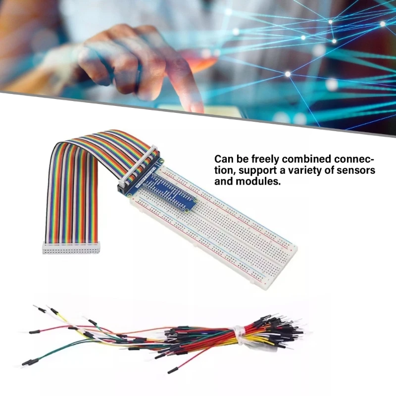 مجموعات توسيع GPIO لـ 5/4B/3B T نوع GPIO توسيع لوح مهايئ 40pi