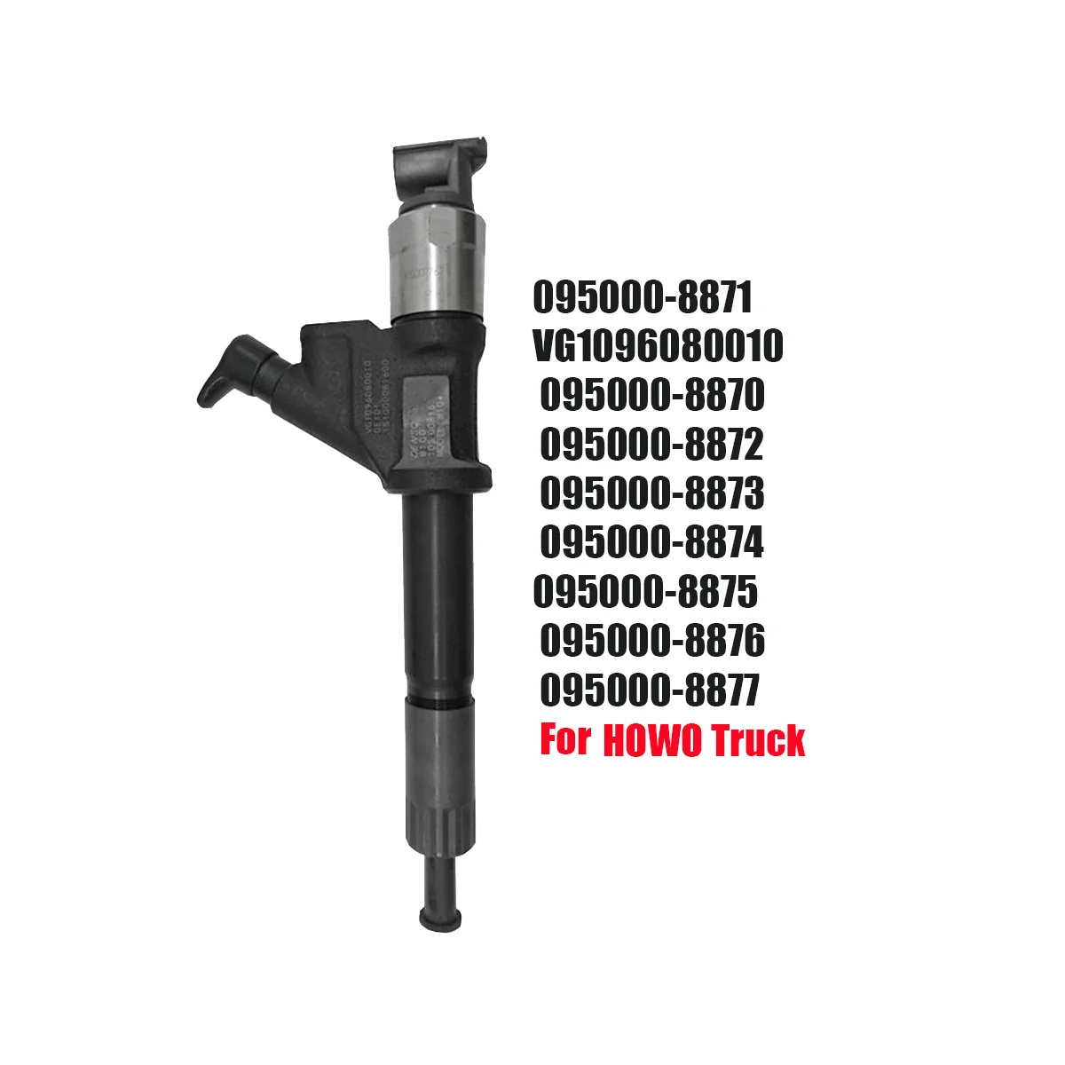 095000-8871 Crude Oil Fuel Injection VG1038080007 for HOWO Truck Denso Common Rail Injector 0950008871