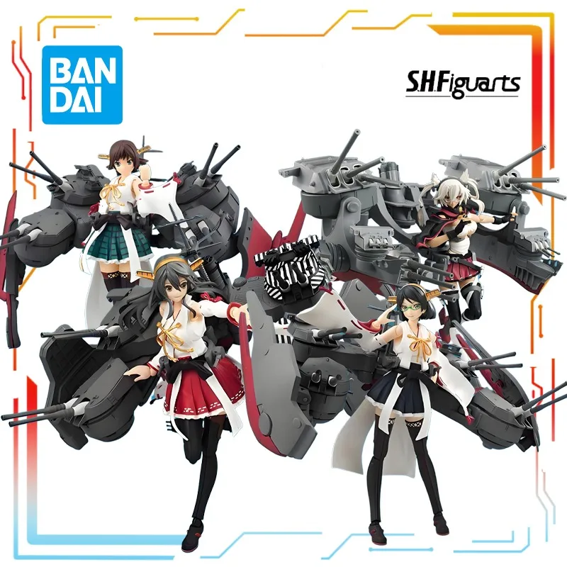 

Bandai Original ARMOR GIRLS PROJECT Ship Girl Bi Rui Anime Action Figure Model Toys Collectible Model Ornaments Gifts for Boys