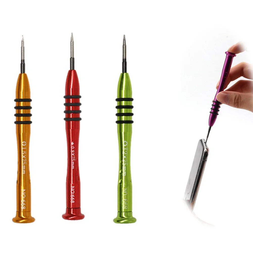 High Quality Accessories Brand New Screwdriver Tool Y0.6/Y1.5/Y2.0 Kit Multifunktion 120mm 3 Pcs Aluminum Alloy