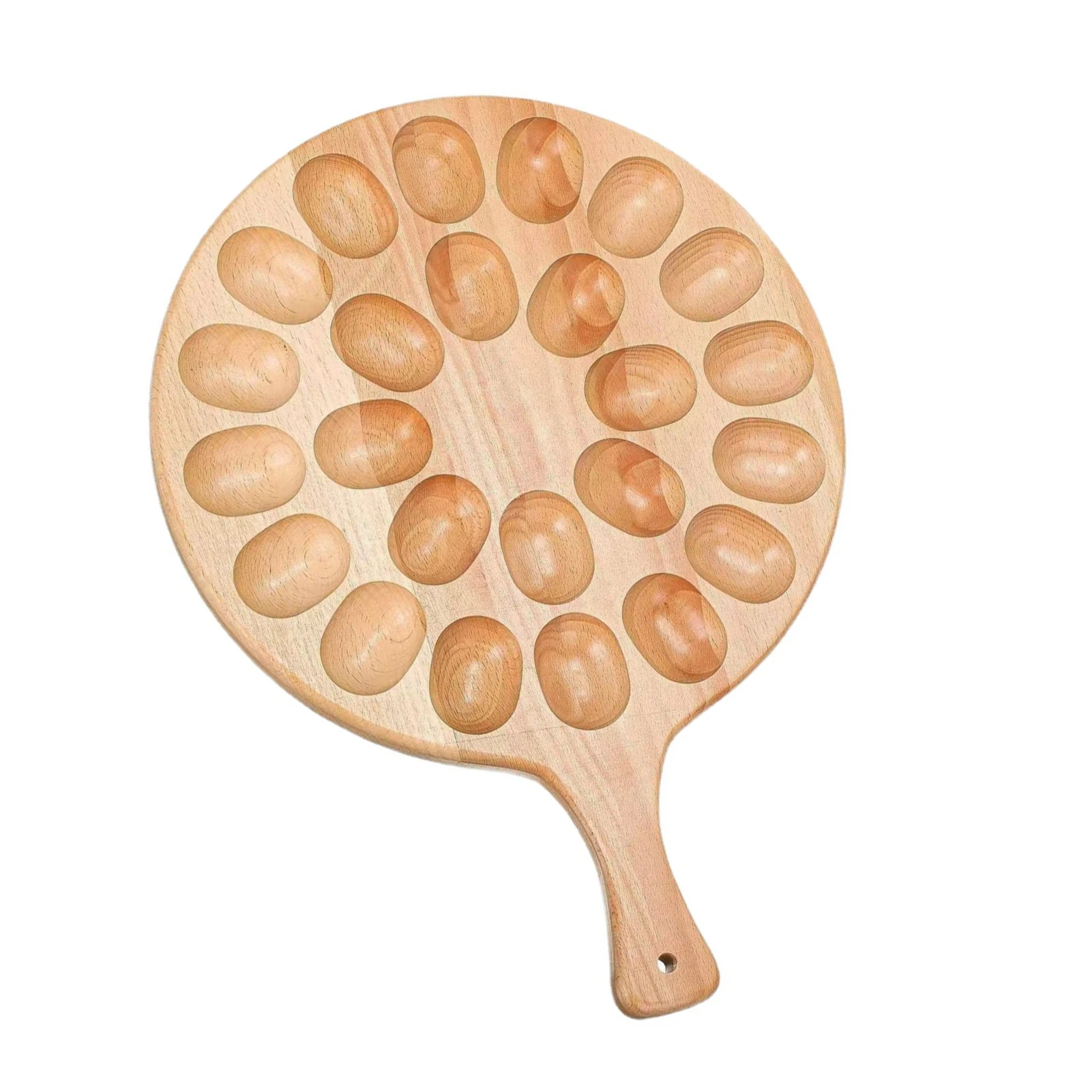 Wooden Egg Storage Box Eggs Tray Home Storage Rack Multi-Compartment Eggs Holder Kitchen Cooking Refrigerator Keep Fresh Tools