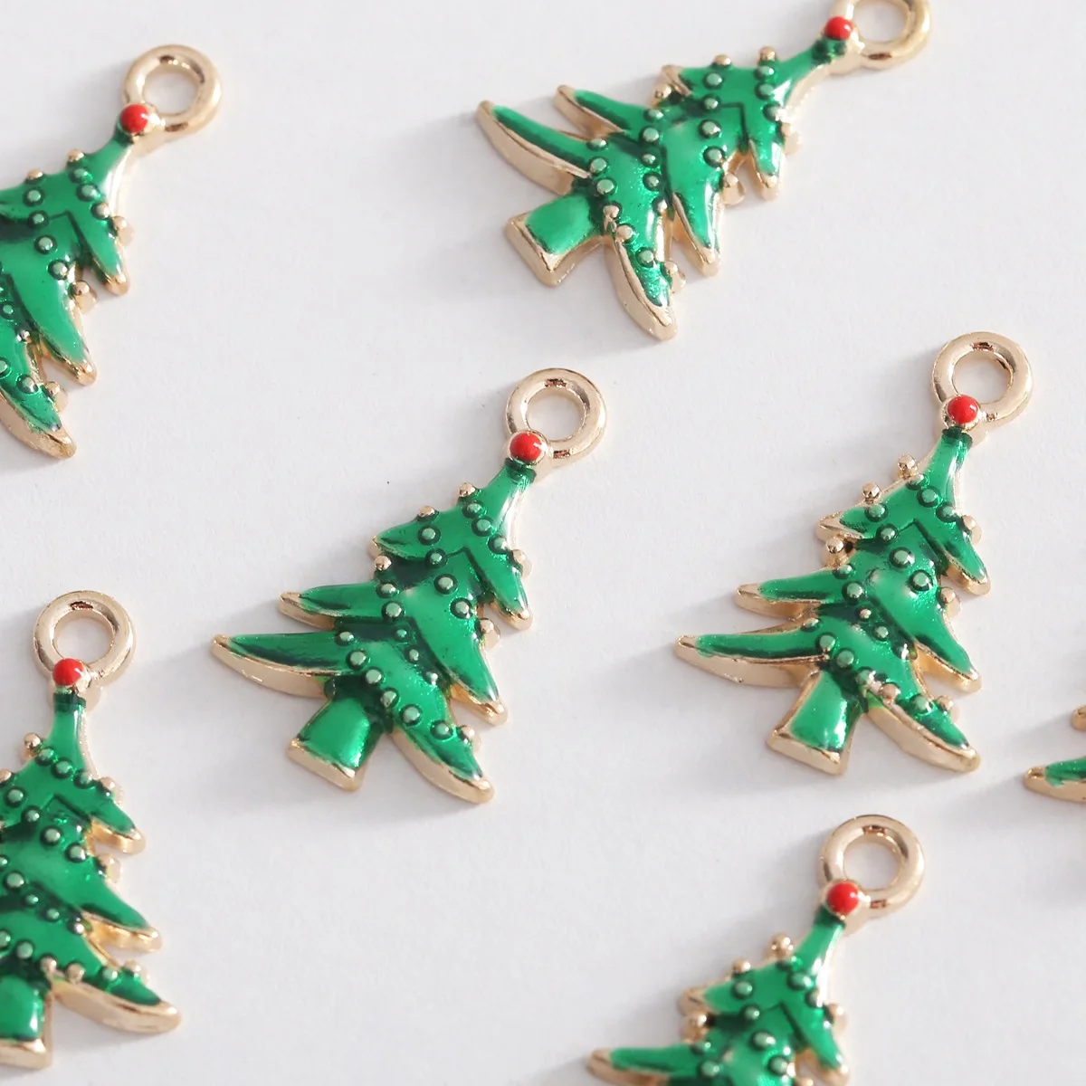 

10pcs 14*21mm Enamel Christmas Bell Charms DIY for Bracelets Pendants Earrings Making Creative Gift Charms Jewelry Accessories