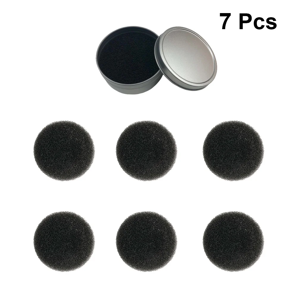 7 個のメイクアップ再利用可能なトラベルセットパウダーメイクアップスポンジシャドウ除去ドライドライスポンジクリーニングツールクリーニングツール