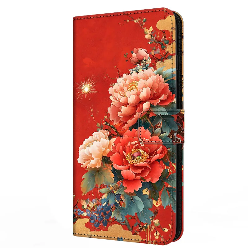 Untuk Moto G Power 2023 5G Pelindung Casing Kulit Mewah Model Buku Lipat Magnetik Anti Benturan dengan Dompet untuk Motorola G Power