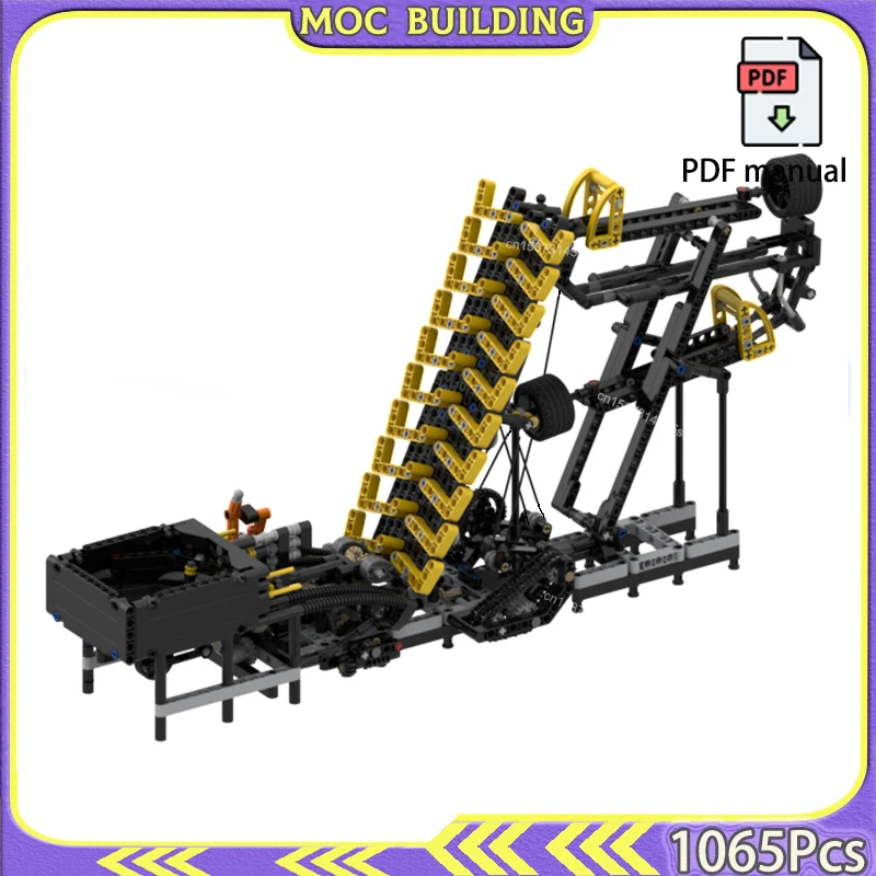 Great Ball Contraption Ball Factory Module GBC To and Fro MOC Building Blocks Balls Lift Machine Bricks Toys Gift