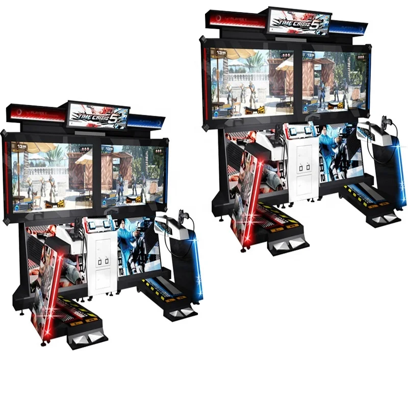 Coin Operated Shoot Game Machine Arcade Time Crisis 5 Simulator Arcade Shooting Game Machine Excluding Freight