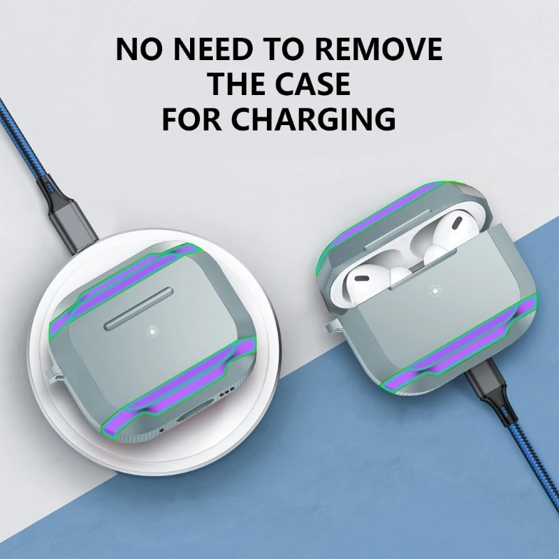 Обновленный силиконовый чехол с дизайном полного доступа, сумка для хранения вкладышей, защитный чехол для наушников, простая