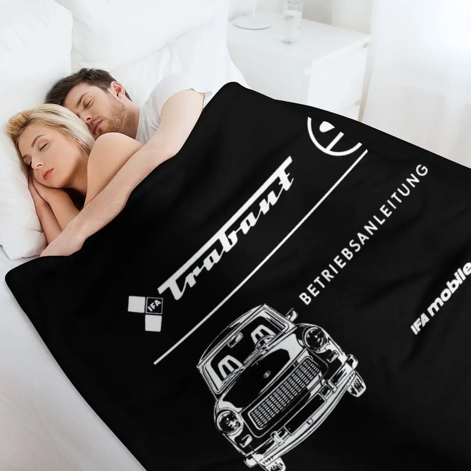 TRABANT - คู่มือเจ้าของ ผ้าห่มโยน แบรนด์หรู เตียงฤดูหนาว ผ้าห่ม