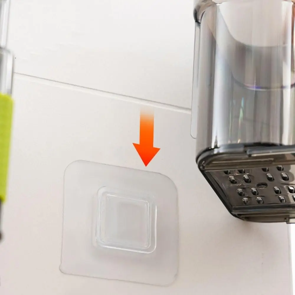 Wall Mount Toothbrush Holder with Rinsing Cup, Plastic Bathroom Toothpaste Holder,Tooth Brushing Cups Rack Bathroom Accessories