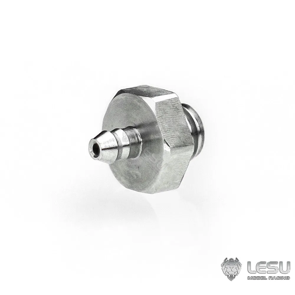 LESU Y-1544-A Metal Stainless Steel Precision Straight Through m3 Nozzle Parts Suitable For Nylon 2*1mm Size Hydraulic Oil Pipe