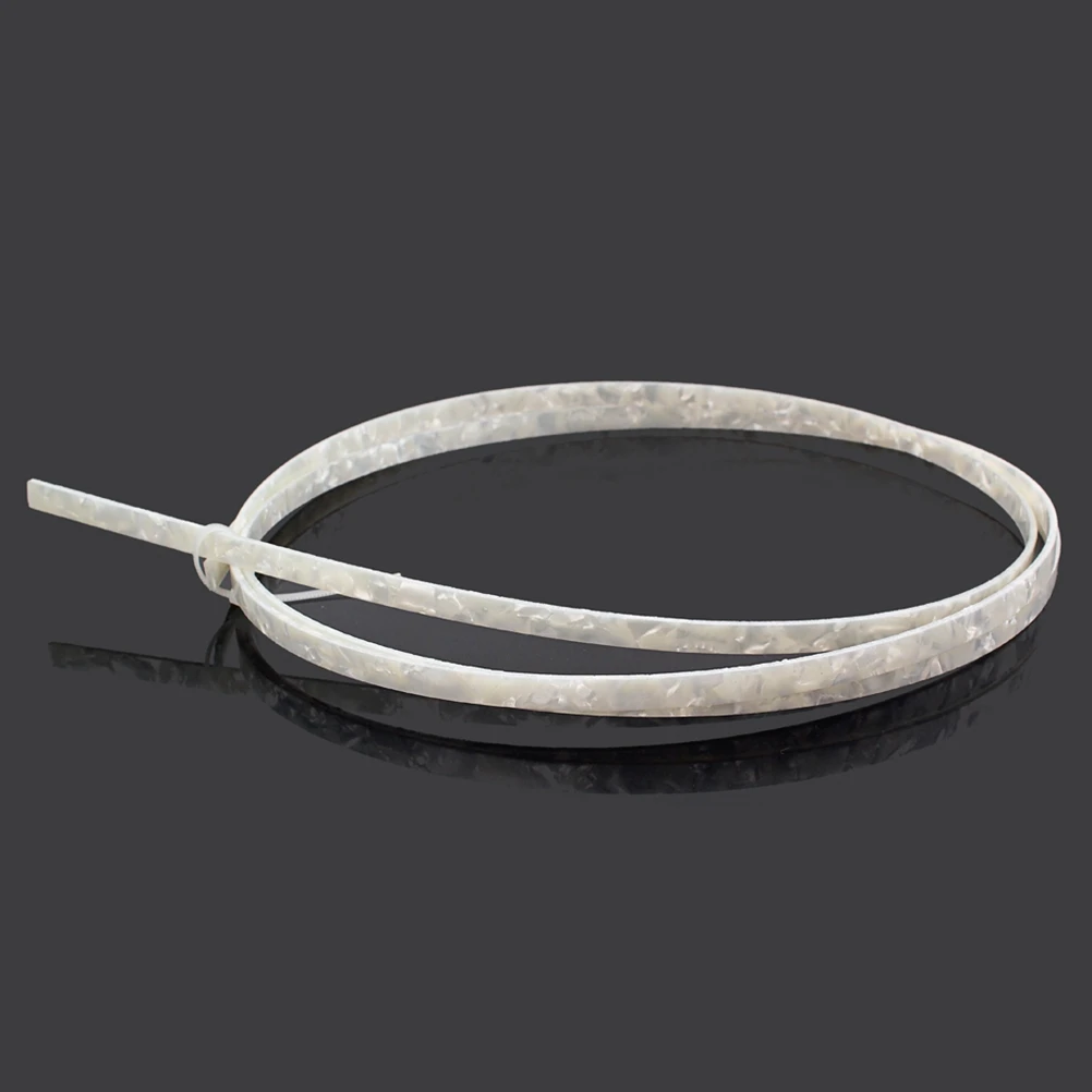 

6Mm White Guitar Binding Strips Polished Durable Acoustic Classical Ukulele Mandolin Luthier Parts Supplies