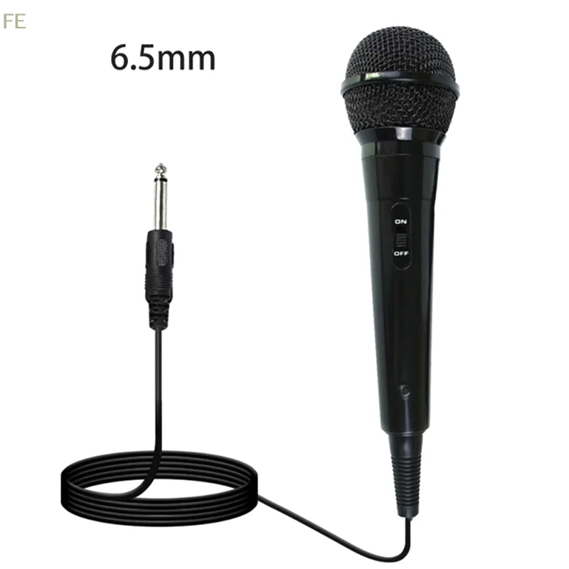 [F] Handheld Microphone Suited for Speakers, Karaoke Singing Machines Cardioid Mic Dynamic Vocal Mic for Outdoor Activity