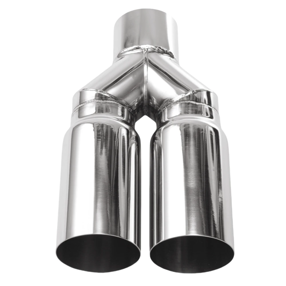 

Универсальный впускной диск 63 мм, 76 мм, двойной цилиндр, глушитель выхлопной трубы из нержавеющей стали для замены выхлопной системы автомобиля