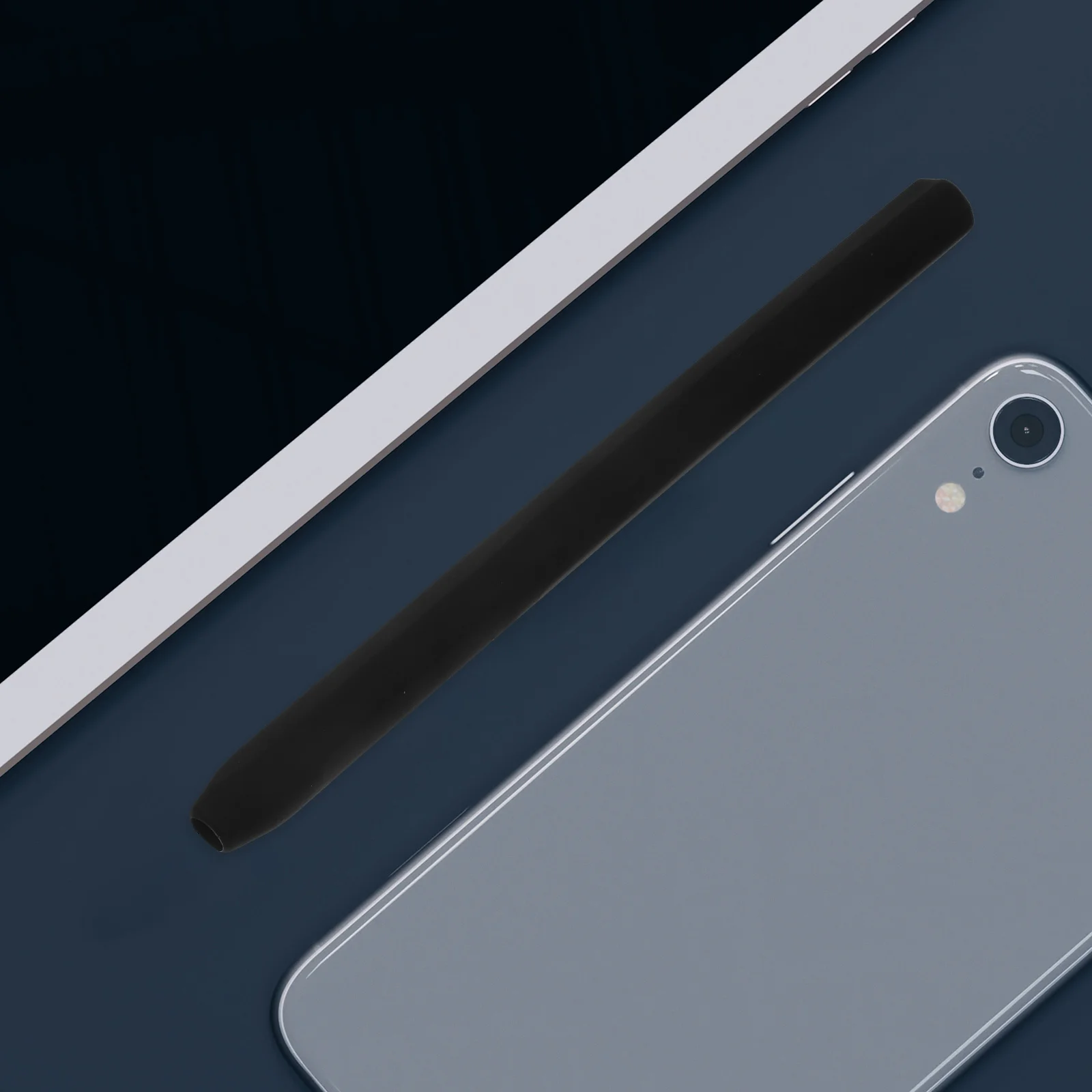 قلم رصاص 2 حافظة حماية على شكل جزرة من السيليكون حامل قلم مضاد للانزلاق وغطاء مقاوم للسقوط متوافق مع قلم الرصاص