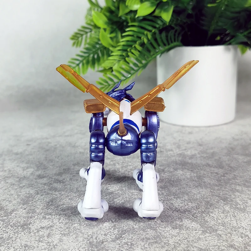 Digimon – jouets d'animation d'aventure en métal Garurumon, 9.5cm, figurine Gk, modèle animé, décoration de bureau, jouet pour garçon, cadeau d'anniversaire