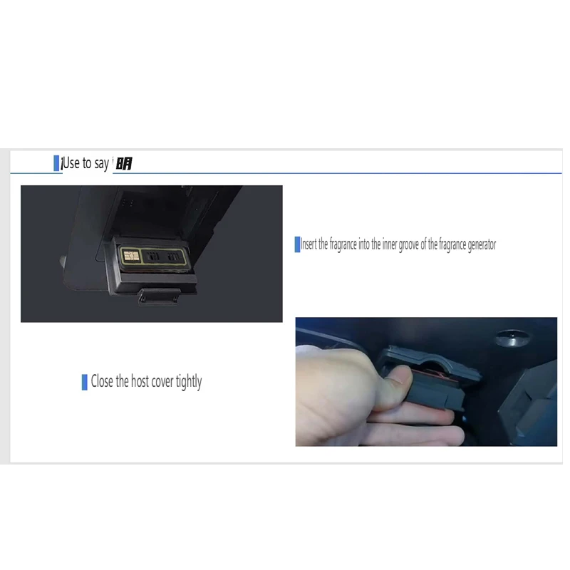 For Audi fragrance system car MMI control For A4 B9 A5 A6L C8 A7 A3 Q2L Q3 Q5 Q7 Aromatherapy Perfume Negative Ion Modification