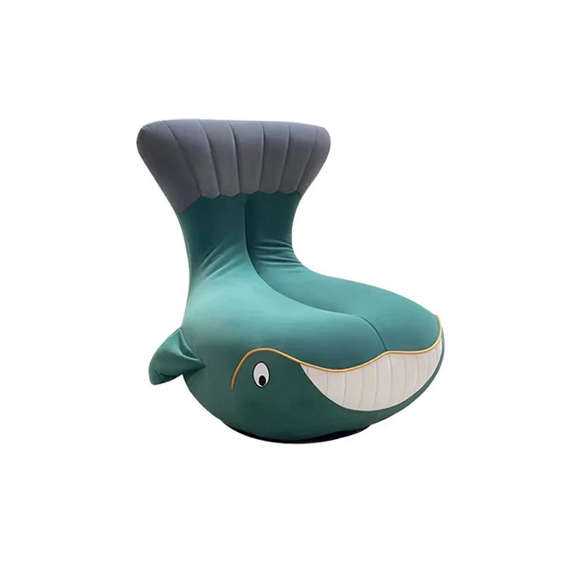 Single sofa chair Balcony Lazy comfortable seat Living room Leisure children Whale chair