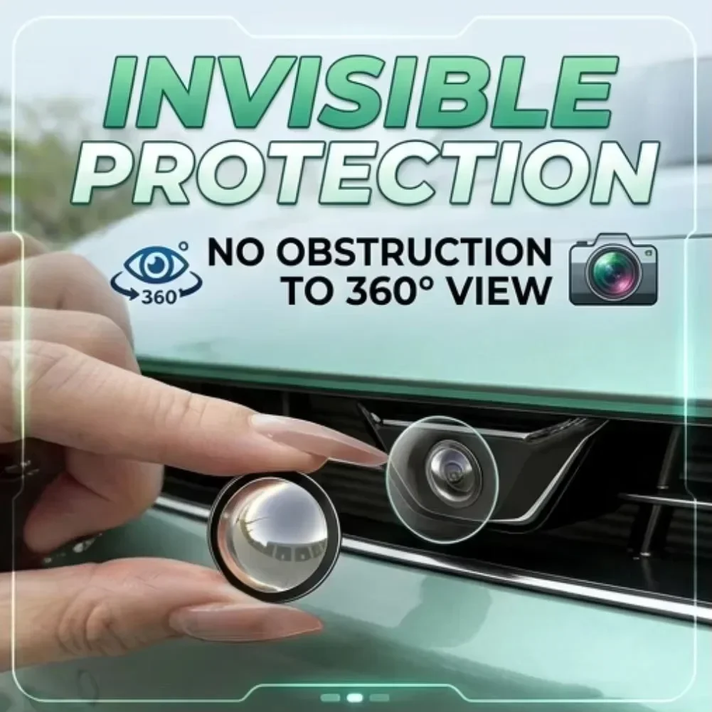 2/10pcs For 360 Reverse Backup Camera Car Camera Cover Lens Cap Protective Case Rear View Parking Camera Auto Accessories