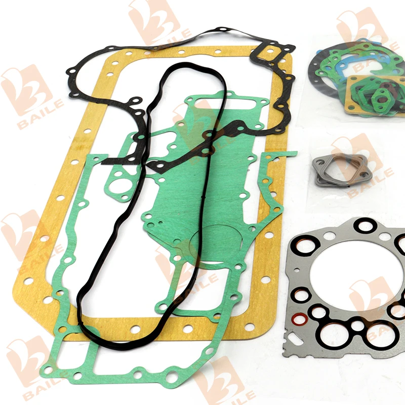 For Mitsubishi 4D34 4D34T Full Gasket Kit Engine Trucks