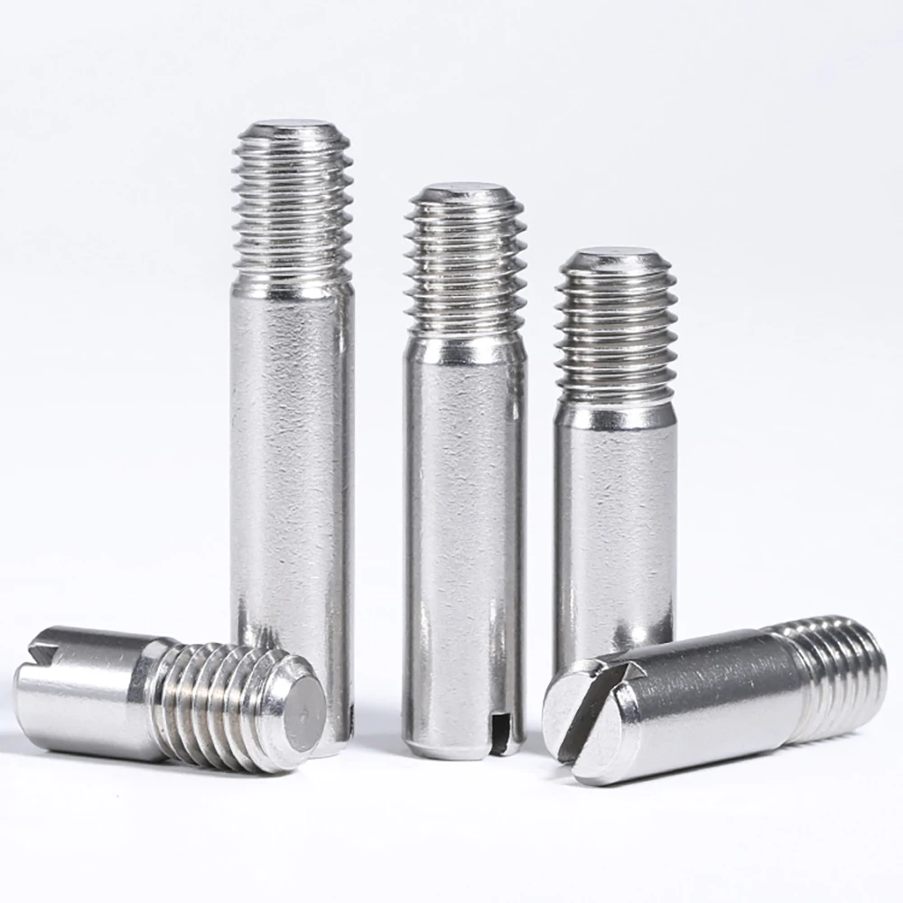 M2 M2.5 M3 M4 M5 M6 M8 M10 304 Stainless Steel One-Word Groove External Thread Cylindrical Pin Positioning Pin Slotted Pin Screw