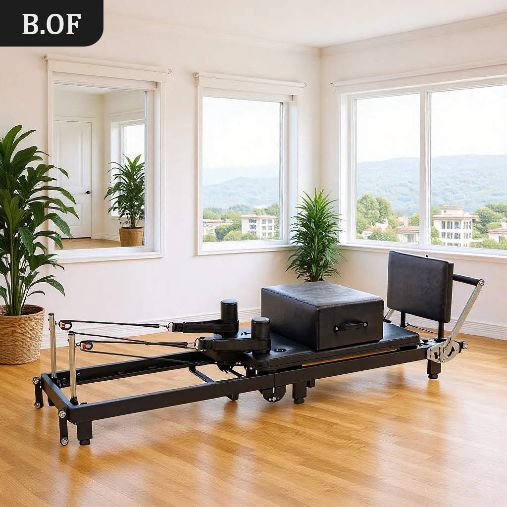 Pilates Reformer Machine for Women Pilates Bed Workout Equipment Gym Exercise Home Foldable Fitness Sports Body binding