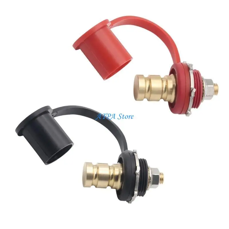 

U13C 1 Pair 250A Battery Charging 3/8" Remote Battery Terminals Jump Post