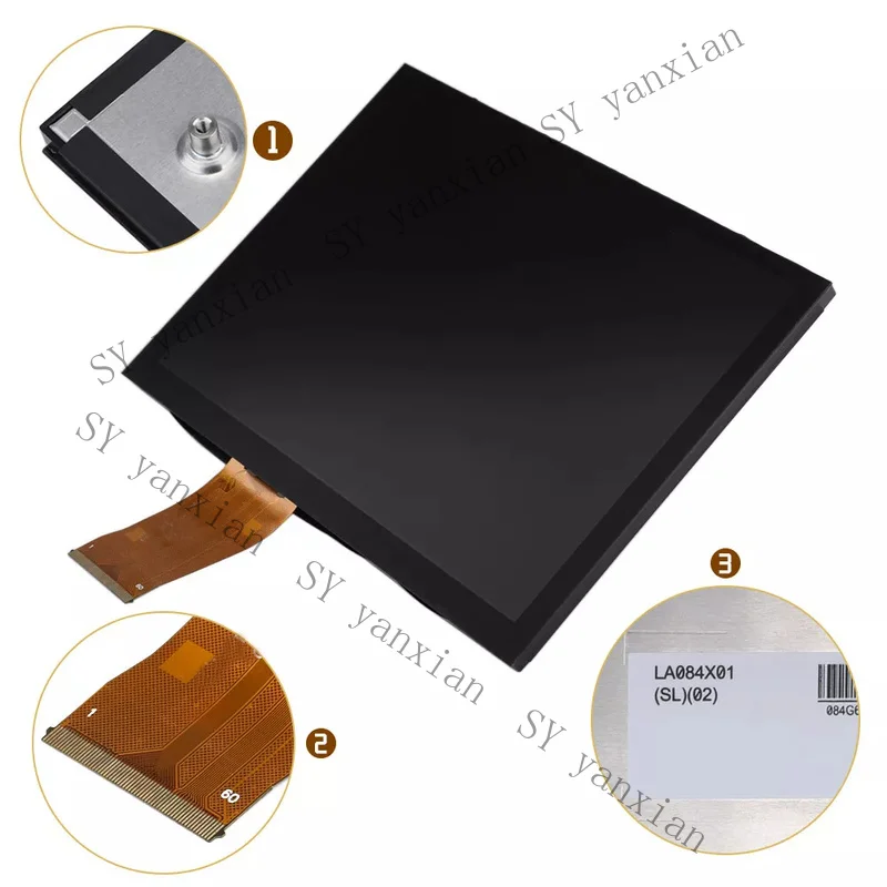 SY+ 8.4; Display LA084X01 with Digitizer For Chrysler Dodge Jeep Radio Navigation view 4