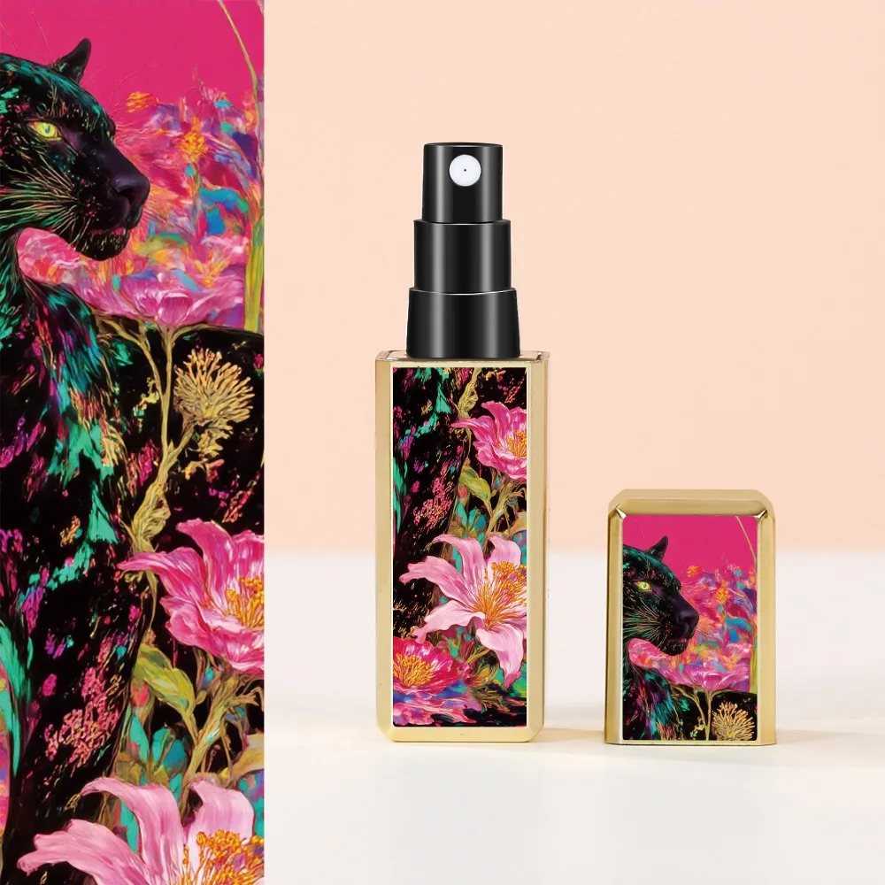 New 5ml Mini Perfume Bottle Empty Refillable Spray Rotating Bottle Storage Sprayer Portable Empty Cosmetic Containers