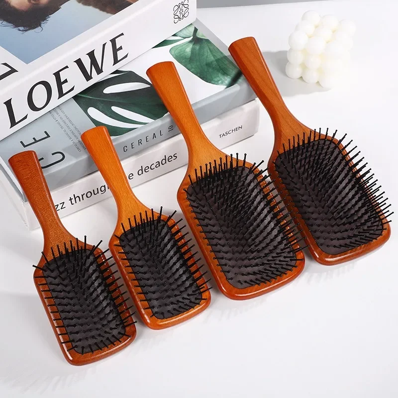 For aveda Massage Comb Gasbag Anti Static Hair Air Cushion Wooden Hairbrush Wet Curly Detangle Hair Brush Hairdressing Styling