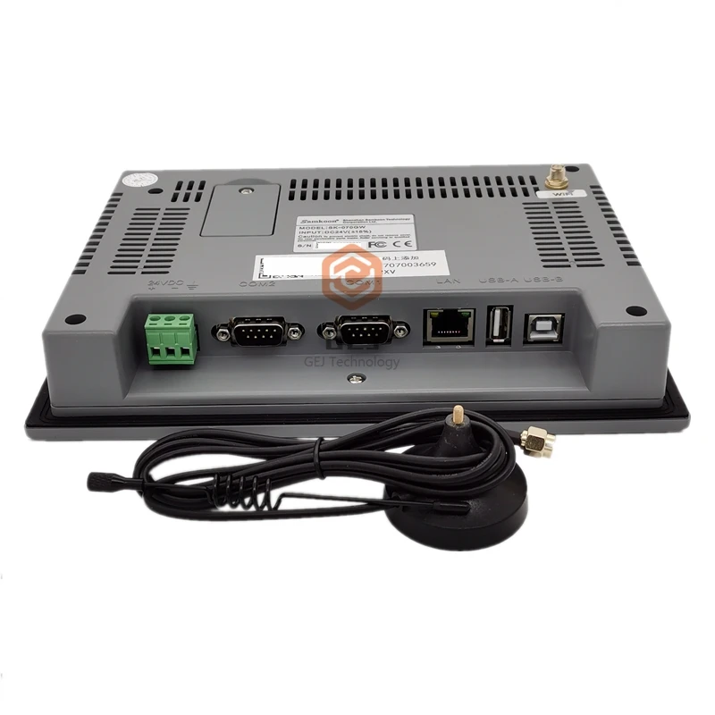 7 Inci EA-070B Samkoon DC 24V Resolusi 800*400 Layar Sentuh HMI