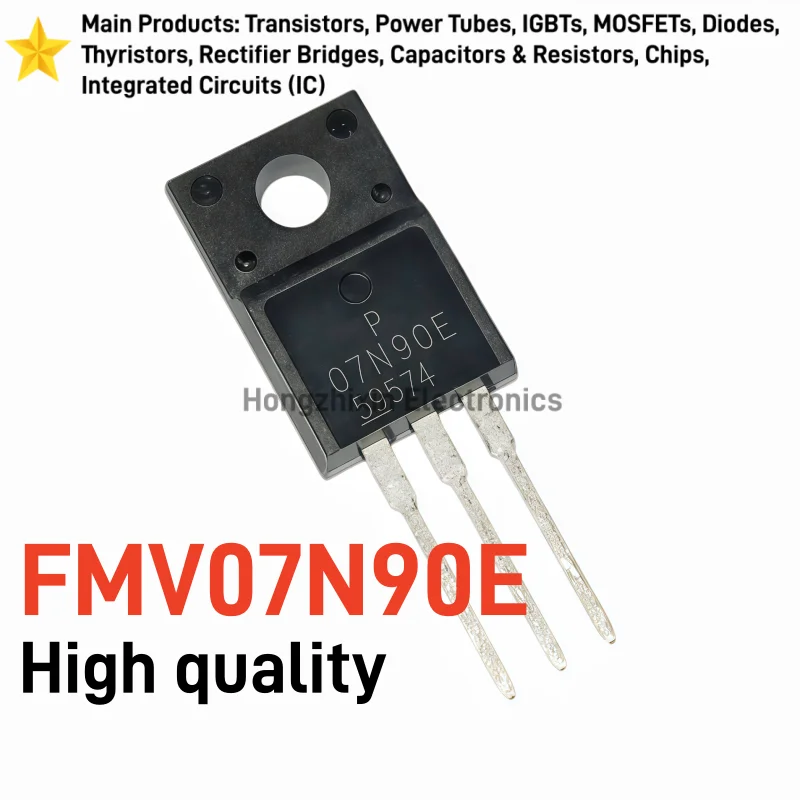 10PCS FMV07N90E 07N90E TO-220F 7A 900V N-Channel Power MOSFET Transistor Insulated Package