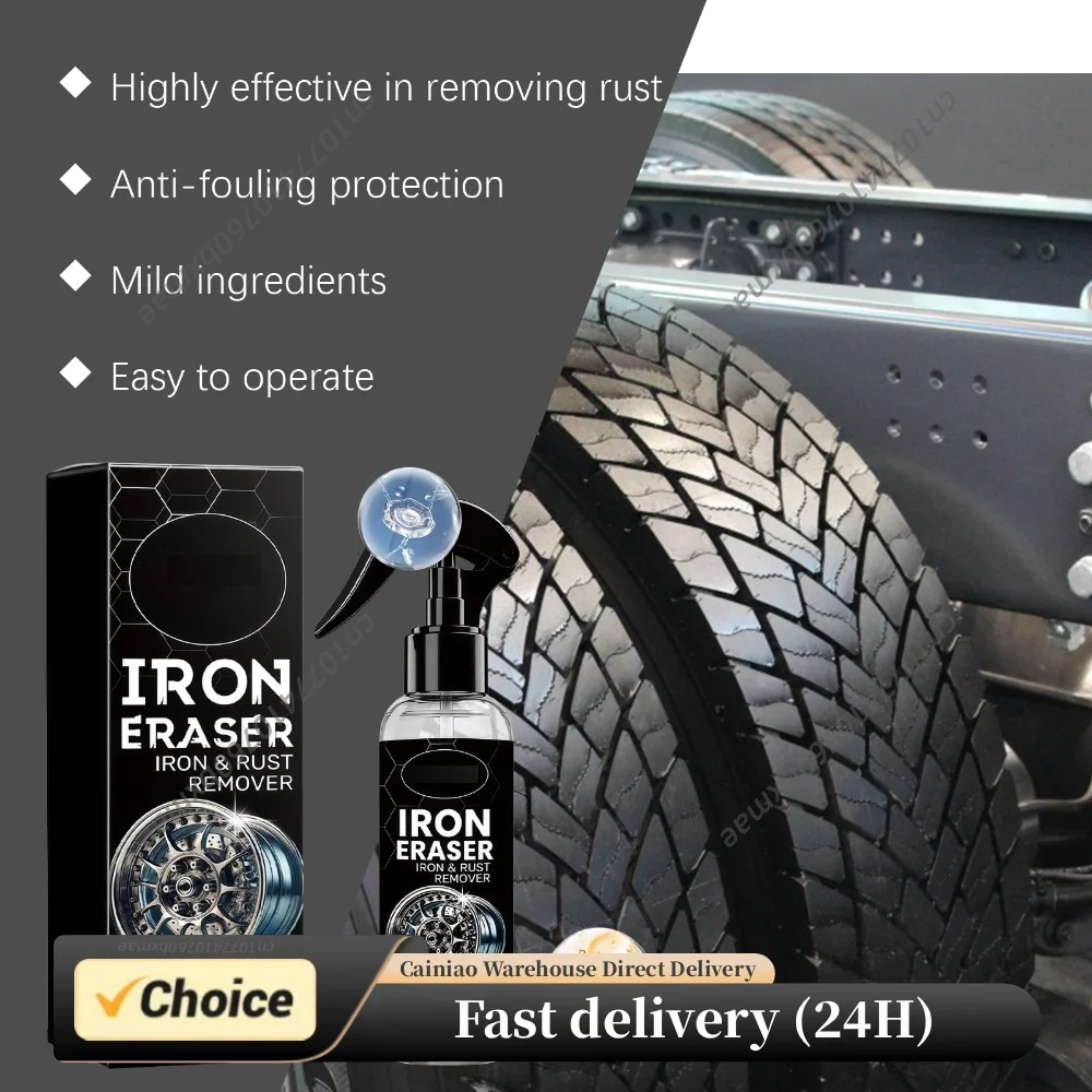 Rust and Dust Remover Multi-purpose Iron Eraser Remover Spray for Car Wheels and Paint for Bicycle Chain Door Handle Hinge