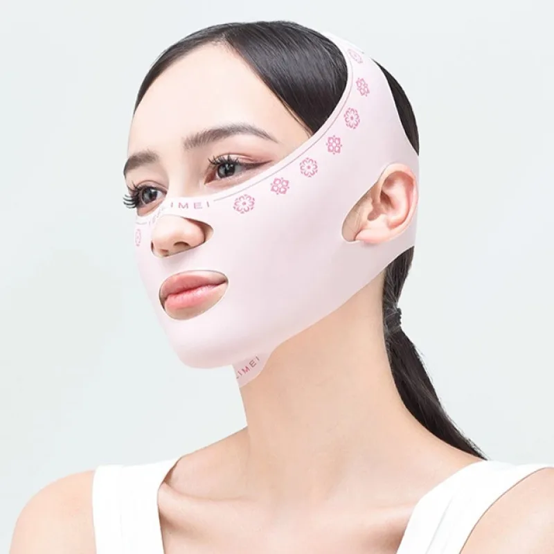 Double-deck Face Slimming Bandage Face Lifting Belt V Line Face Slimming Strap Double Chin Tightener Slim Strap Facial Mask Tool