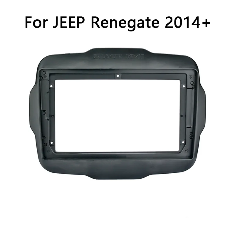 Fascia de Radio para coche, Kit de marco de Panel de tablero estéreo para Jeep Renegado 2015 2016 2017 2018 2019 2020