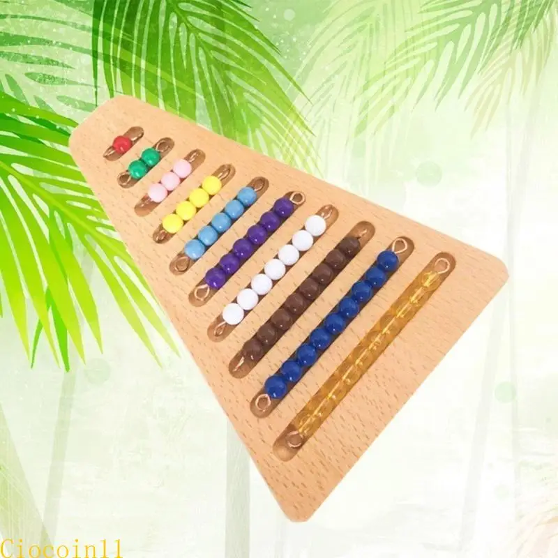 Y1ub Bead Schody Educational Toy Wspieranie koncepcji matematyki i umiejętności motorycznych dla dzieci nauczania