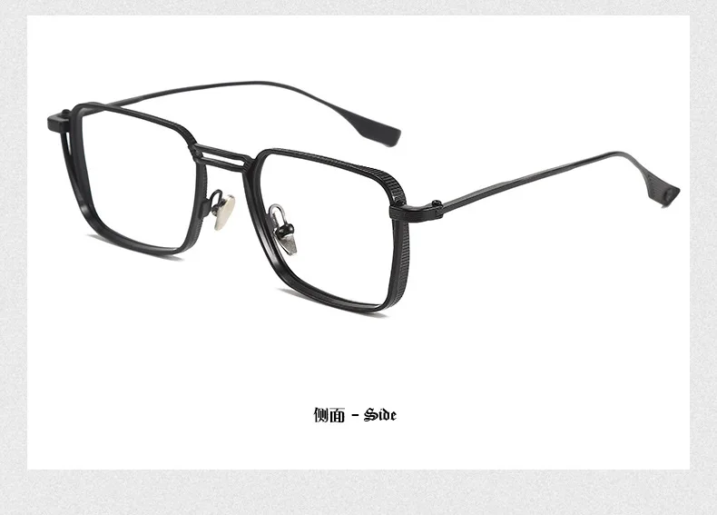 Shatar Neue Prozess Titan Legierung Rahmen Lesebrille Für Männer frauen High-end Bequeme Große Gesicht Verbreiterung Presbyopie Glasse – Detail 13