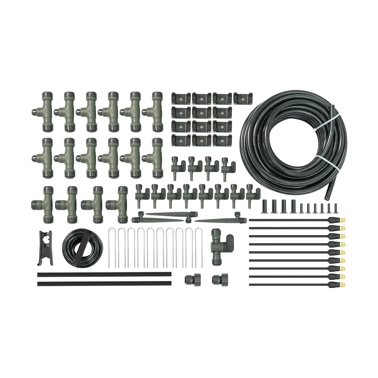 Drip Irrigation Kit for Raised Garden Beds - Efficient Watering for Vegetables & Flowers, Easy DIY Setup