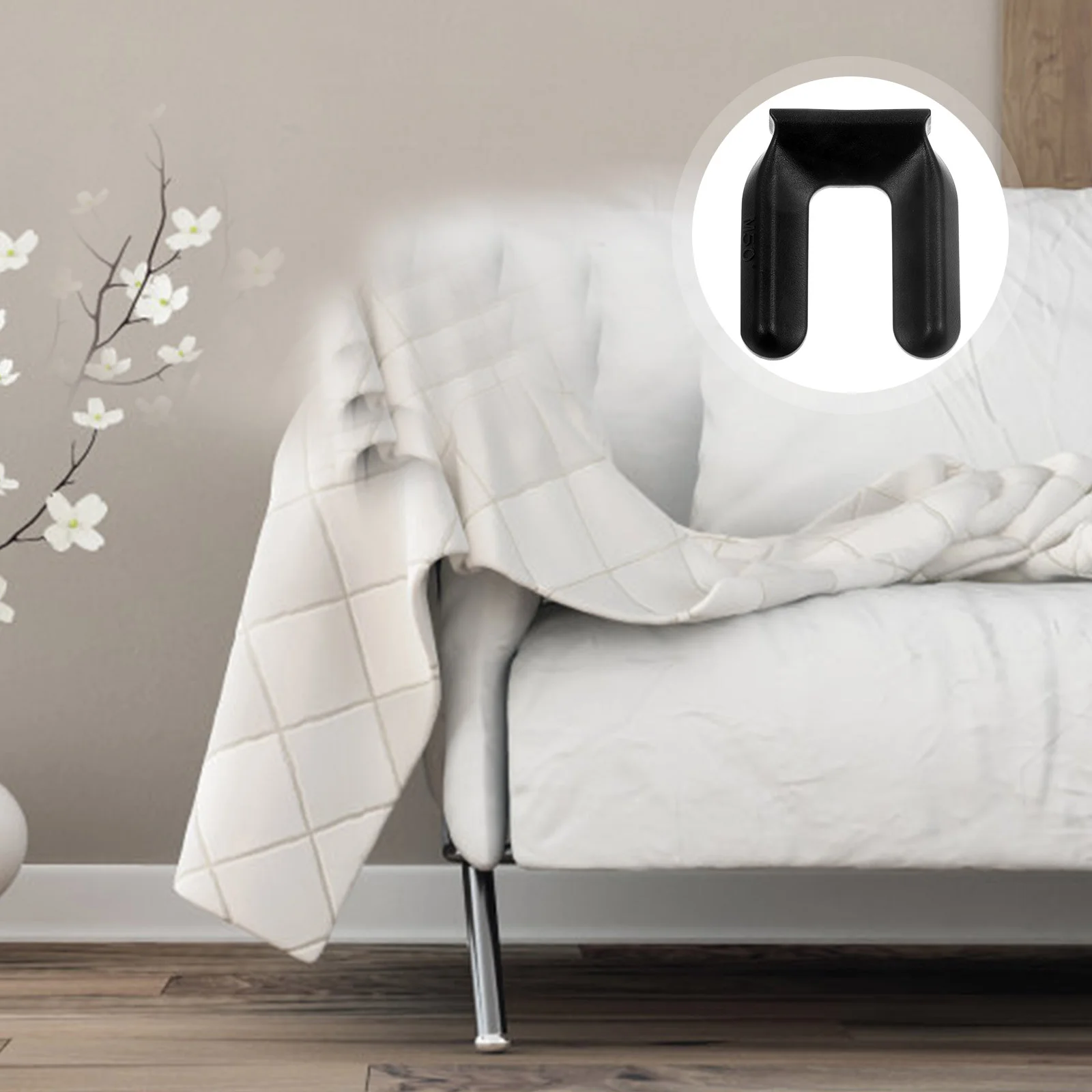 4 قطعة لقط فتحة كرسي المذرة سدادة سميكة الأثاث الساق يغطي عجلة المثبت الطابق حامي المضادة للانزلاق دائم #3