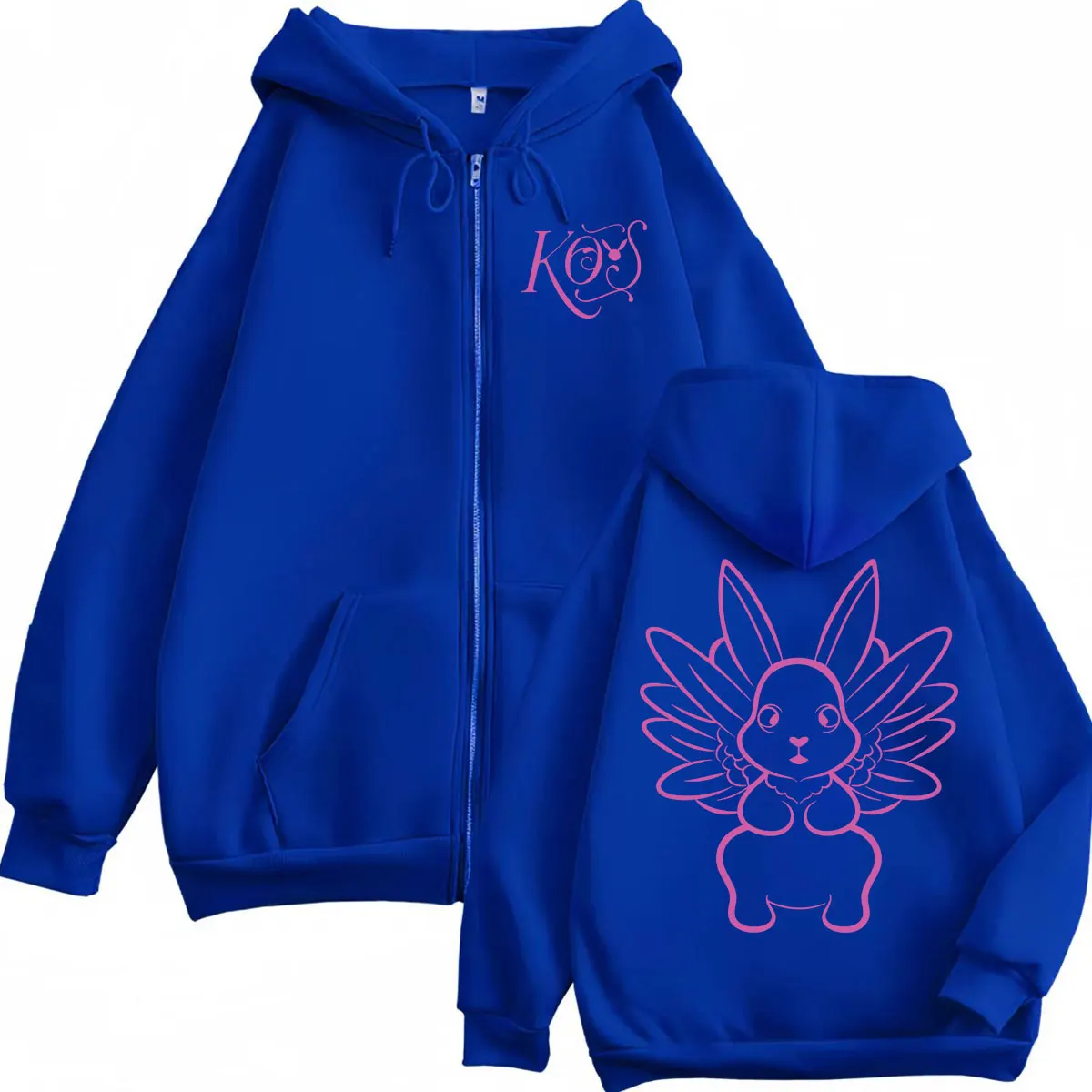 Singer Kenia Os Zipper Hoodies Harajuku Pop Music Merch Zip Up Hooded Sweatshirts Men Women Casual Fashion Oversized Pullovers