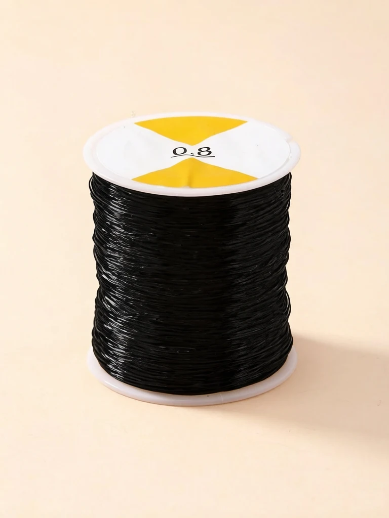0.8mm elastic thread 1 volume about 100m imported transparent crystal thread handmade DIY jewelry beaded bead bracelet special m