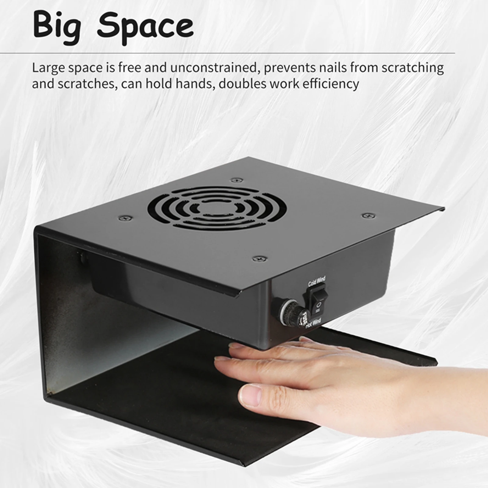 Gel Curing Dryer 300W Nail Gel Fast Drying Curing Nail Art Gel Polish Dryer for Hands Feet Nail Art Dryer Nail Polish Dryer